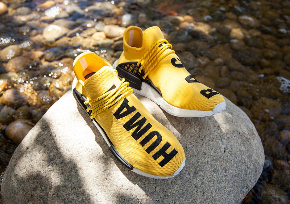 Pharrell Adidas Nmd Yellow Black 6