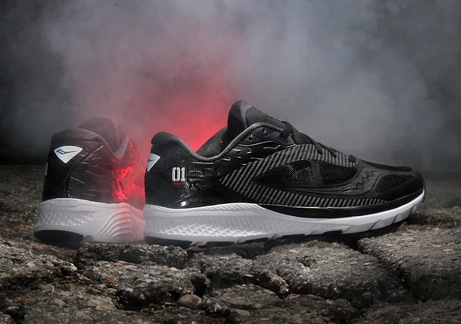 Premier And Saucony Create A "Nightstrike" Edition Of The Kinvara 7