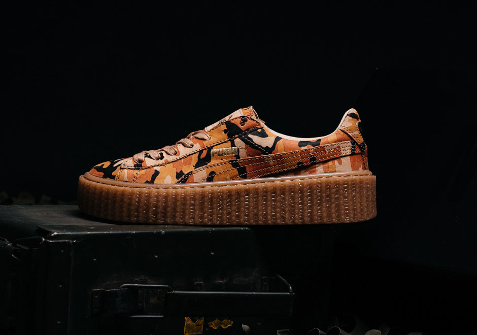 Rihanna Puma Creeper Camo Orange Release Info 2