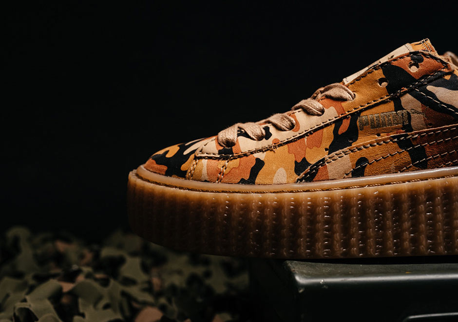 Rihanna Puma Creeper Camo Orange Release Info 3