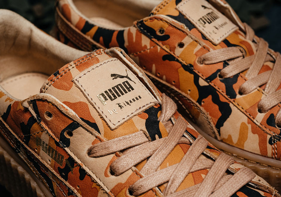 Rihanna Puma Creeper Camo Orange Release Info 4