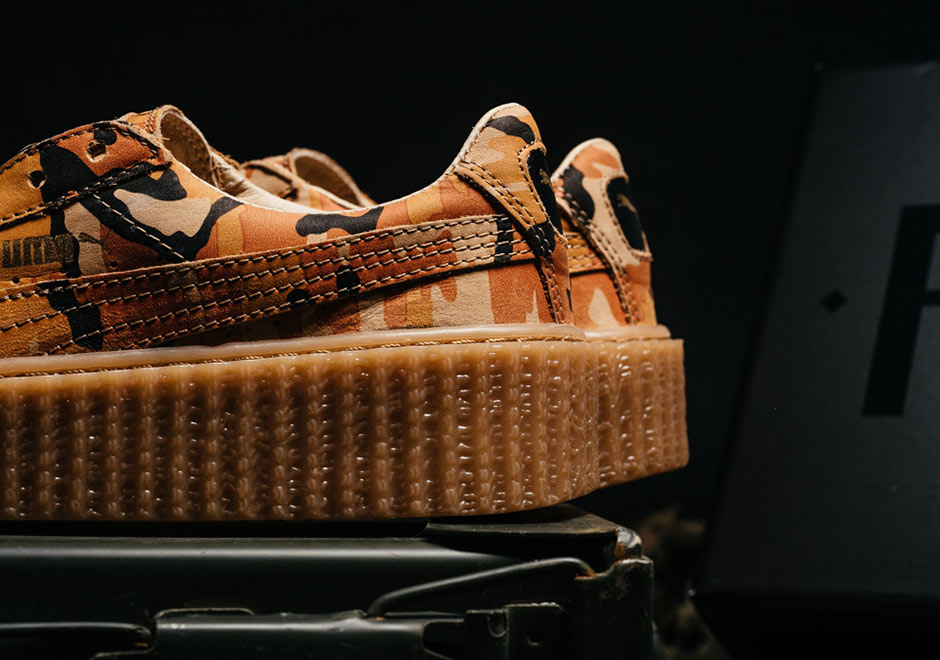 Rihanna Puma Creeper Camo Orange Release Info 5