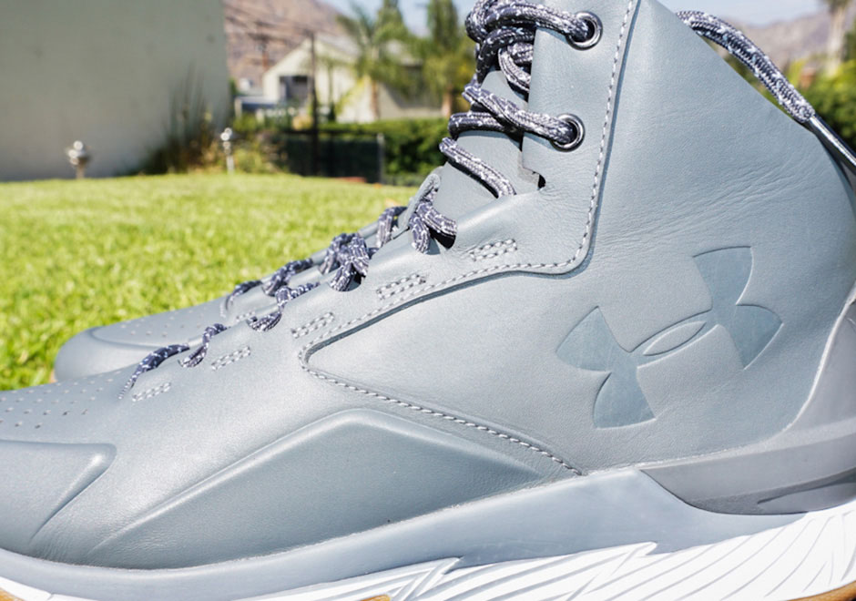 Ua Curry Lux Leather Grey Gum