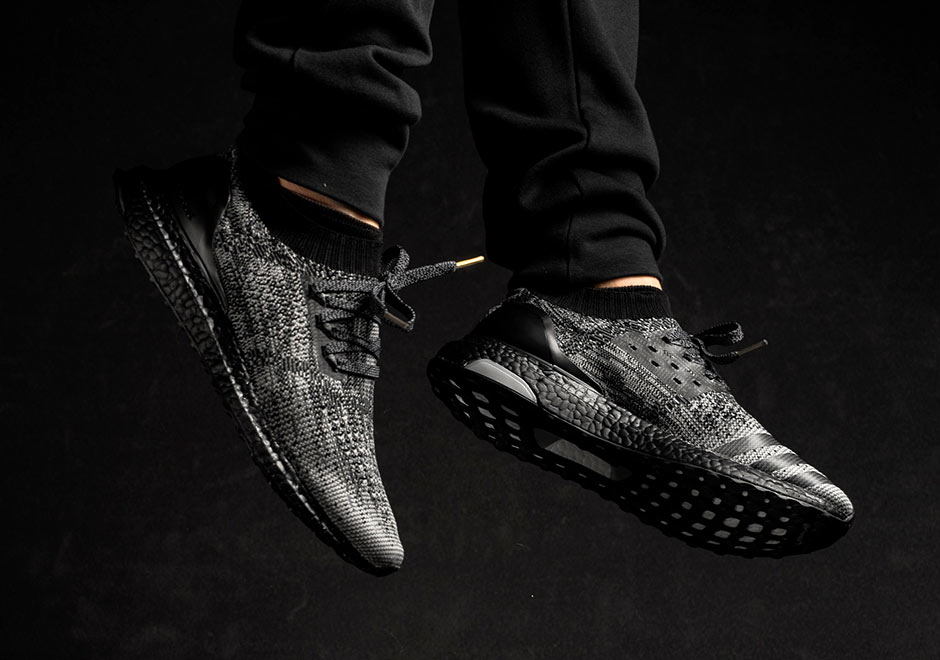 The "Triple Black" adidas Ultra Boost Uncaged Just Restocked