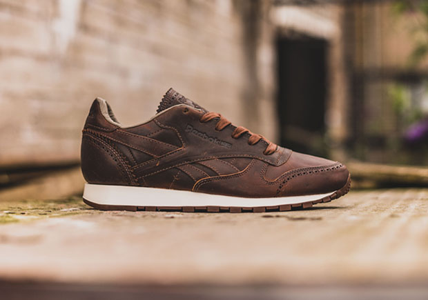 Reebok Classic Leather Lux Horween Brown Aq9960 2