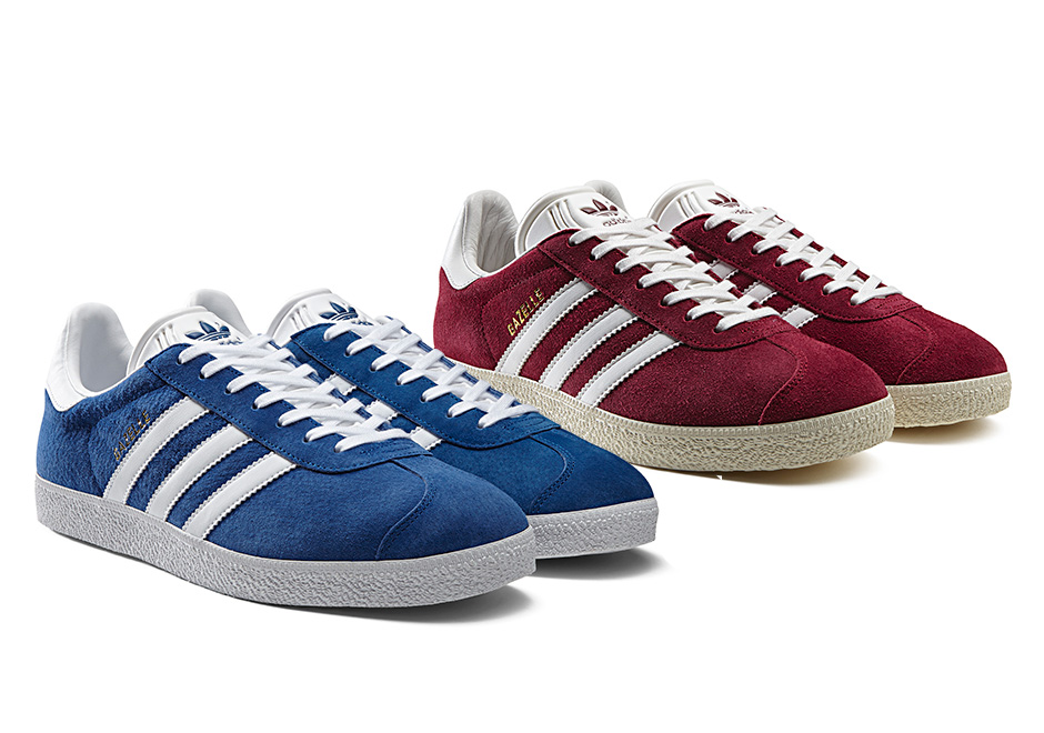 Adidas Gazelle Burgundy Core Blue 1