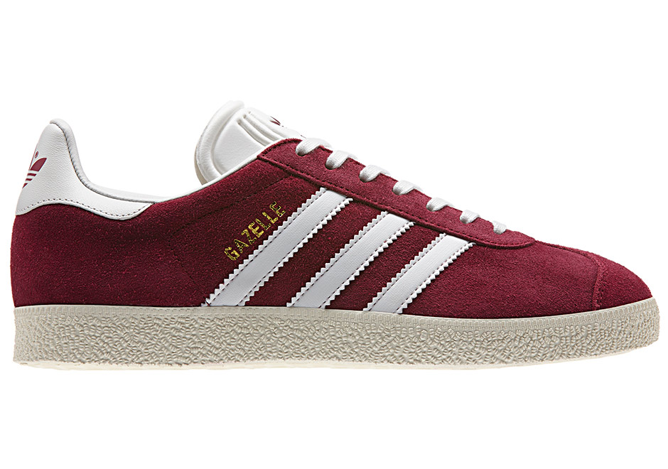 Adidas Gazelle Burgundy Core Blue 2