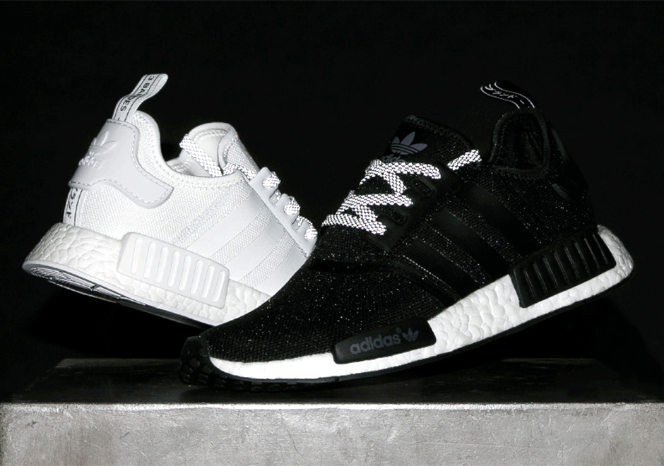 Adidas Nmd R1 Reflective Black White 1