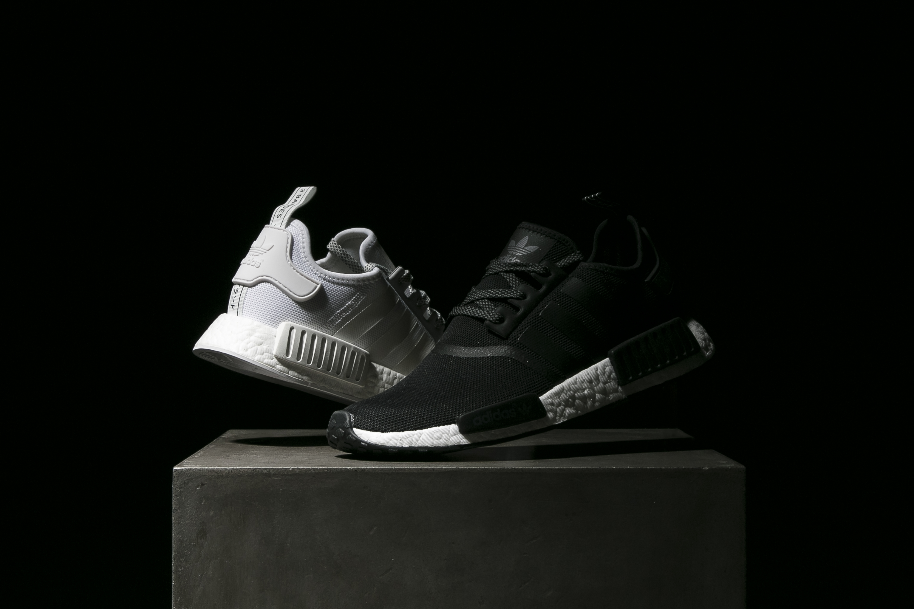 Adidas Nmd R1 Reflective Black White 2