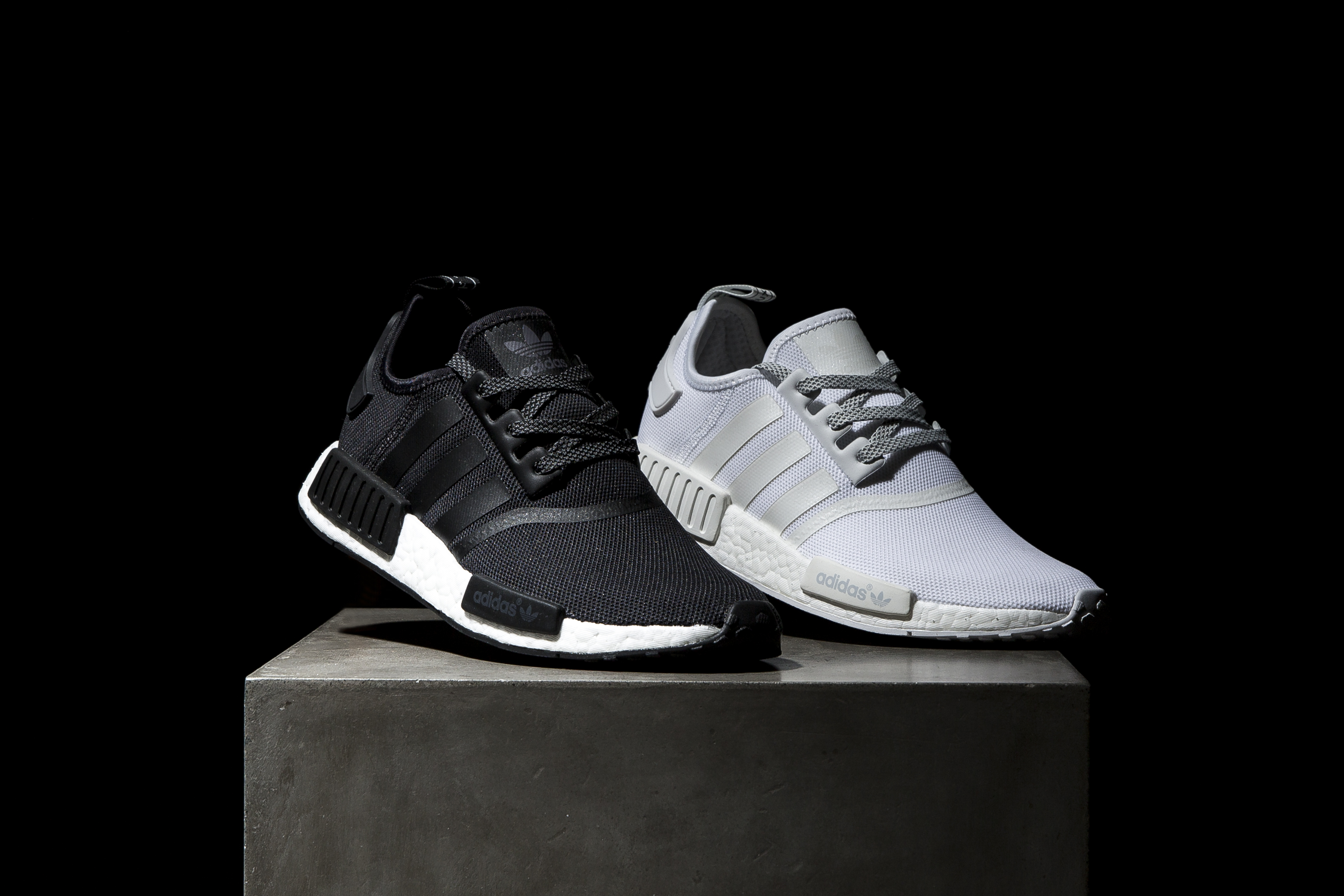 Adidas Nmd R1 Reflective Black White 3