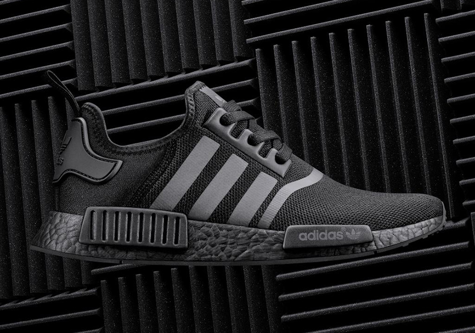 The adidas NMD R1 "Triple Black" Has Reflective Stripes