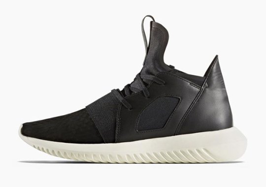 Peep The adidas Tubular Defiant With Leather