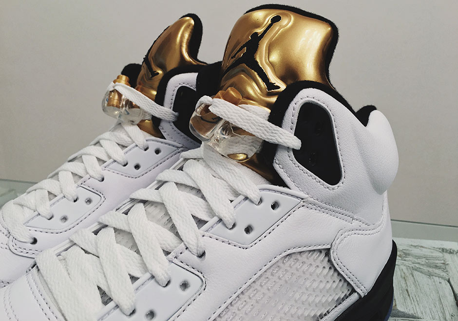 Air Jordan 5 Gold Tongue Detailed 3