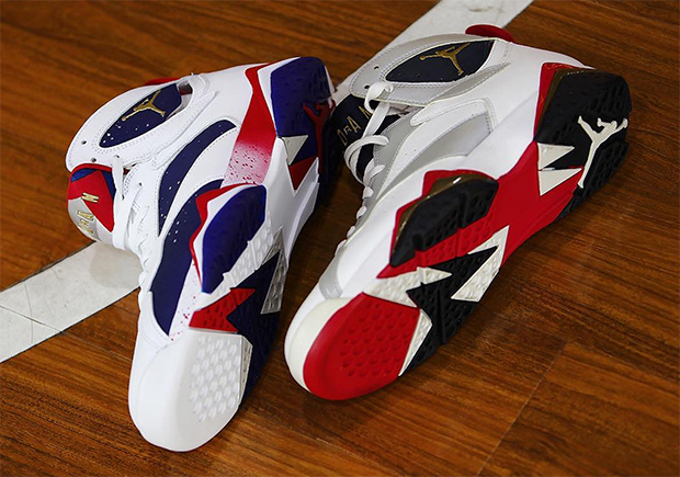 Comparing Tinker Hatfield’s Original “Olympic” Jordan 7 Design With The “Alternate”