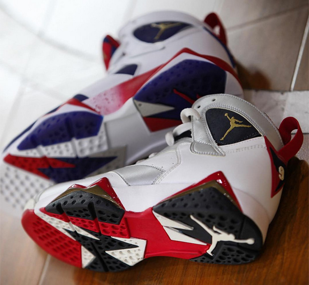 Air Jordan 7 Olympic Comparison 4