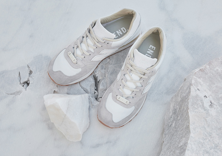 End New Balance 575 Marble White 4