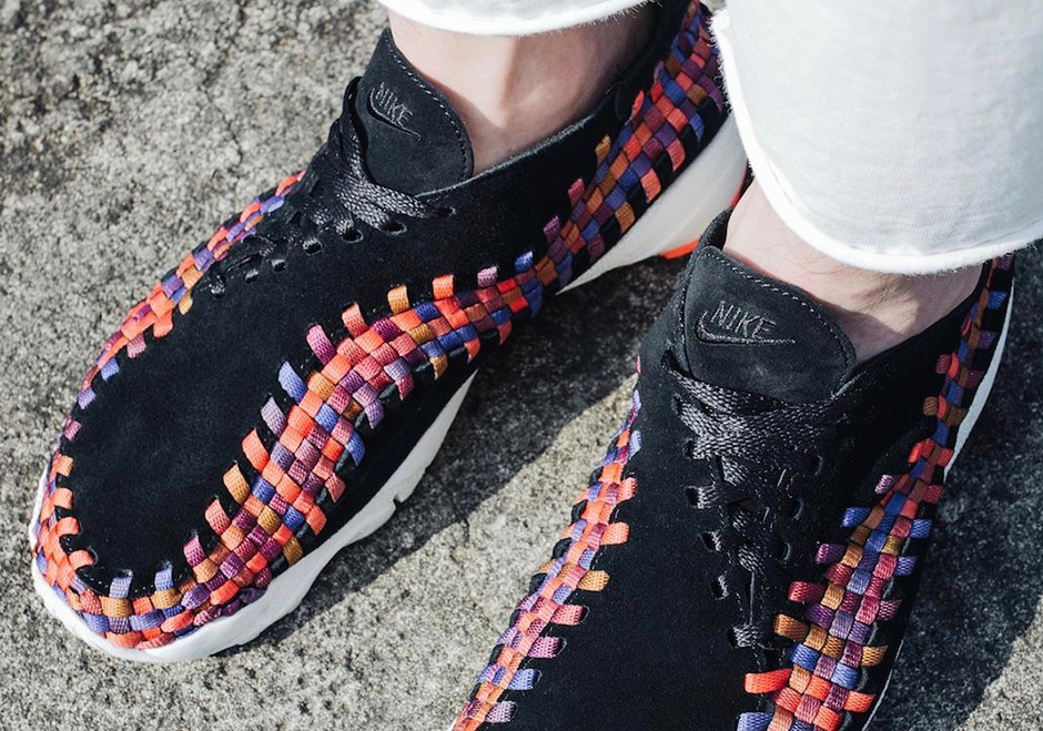 Nike Air Footscape Woven Nm Rainbow On Feet 03