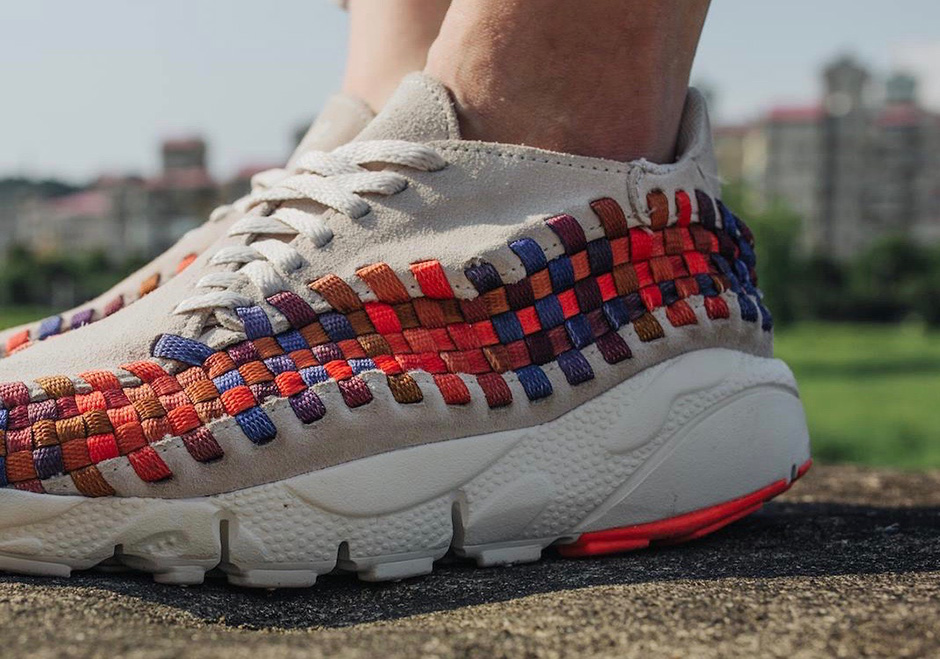 Nike Air Footscape Woven Nm Rainbow On Feet 04