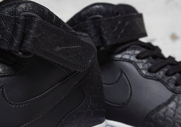 Nike Air Force 1 Mid Black Snakeskin 3