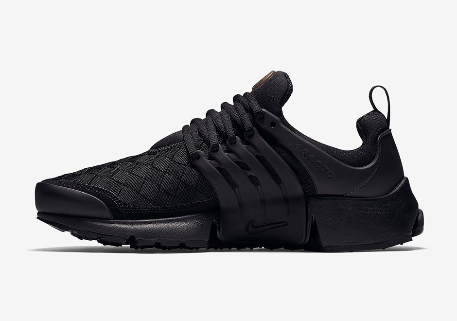 Nike Air Presto Woven Triple Black 3