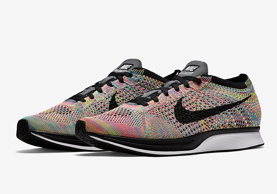 Nike SNKRS Restocks The "Multi-Color" Flyknit Racer