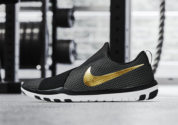 Nike Free Connect Gold Black 1