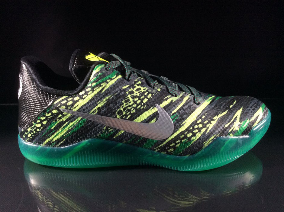 Nike Kobe 11 Green Snake Gs Release 02