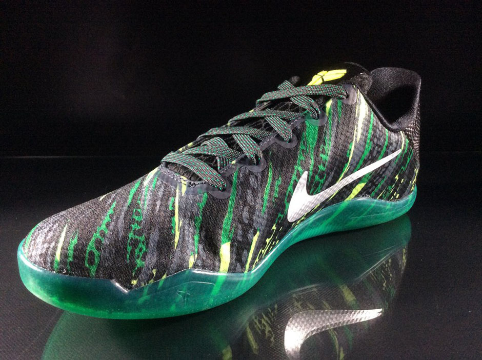 Nike Kobe 11 Green Snake Gs Release 05