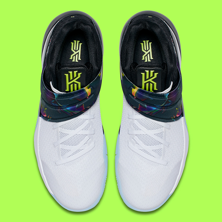 Nike Kyrie 2 White Volt Black Parade 2