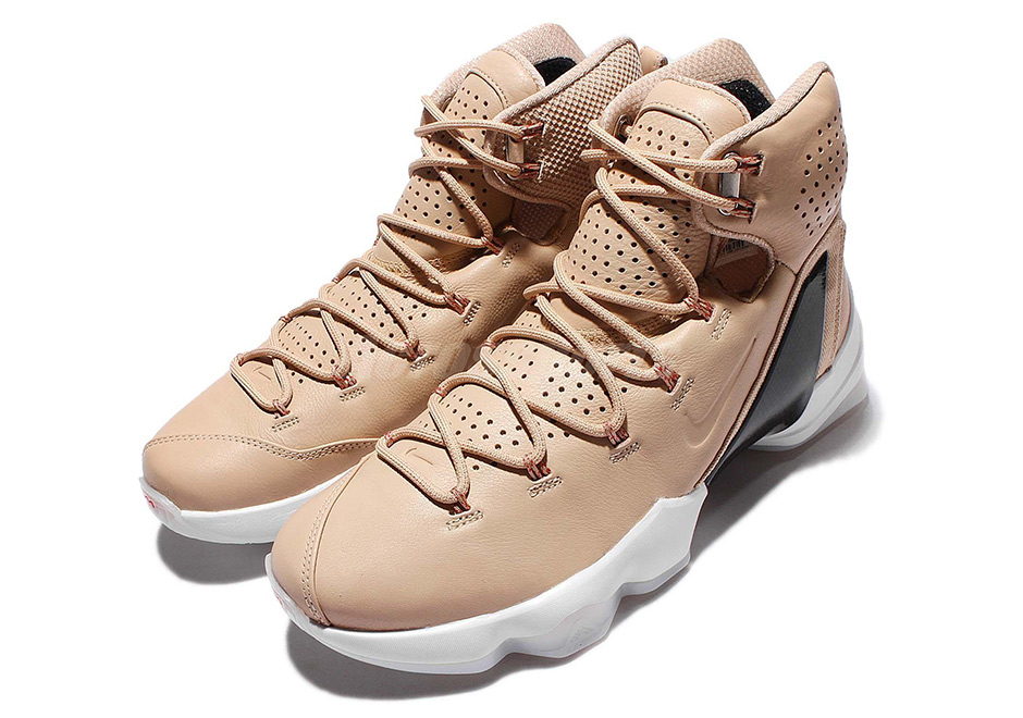 Nike Lebron 13 Elite Ext Tan Leather 01