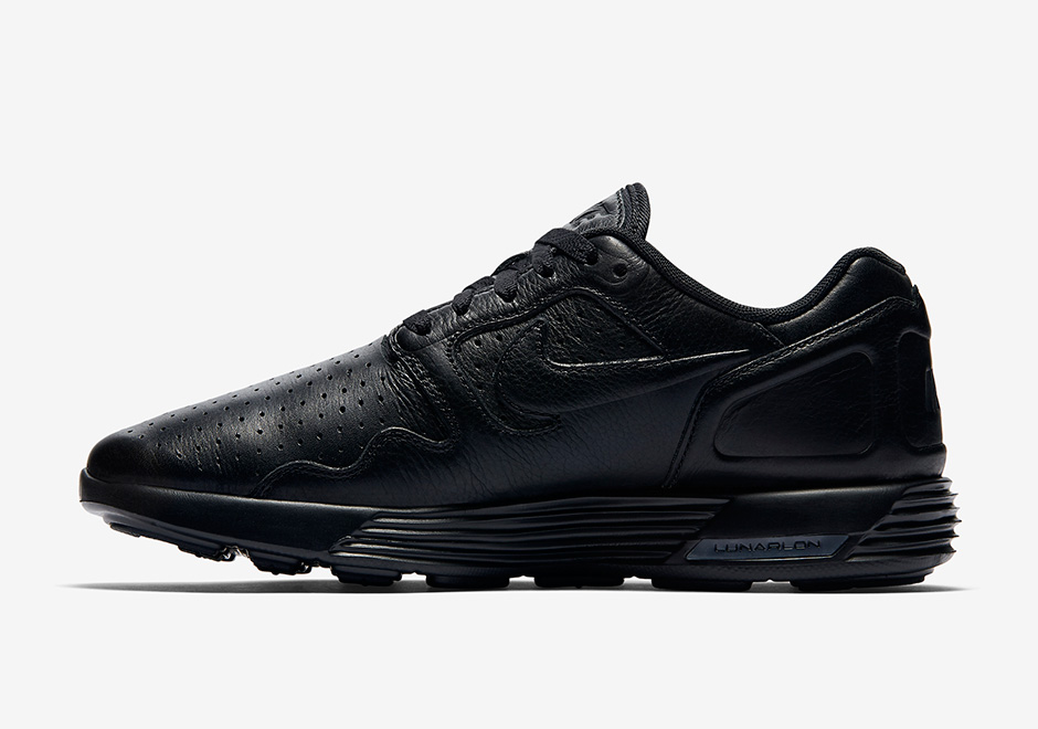 Nike Lunar Flow Leather Triple Black 04