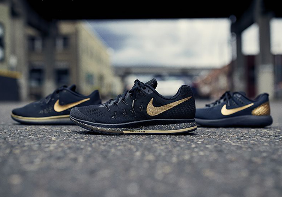 Black And Gold Anchors Nike Running's Latest Collection