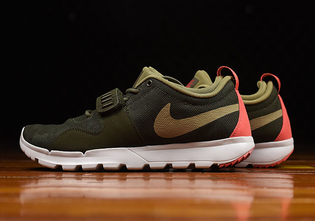 Nike Sb Trainerendor Cargo Khaki Bright Crimson Olive 2