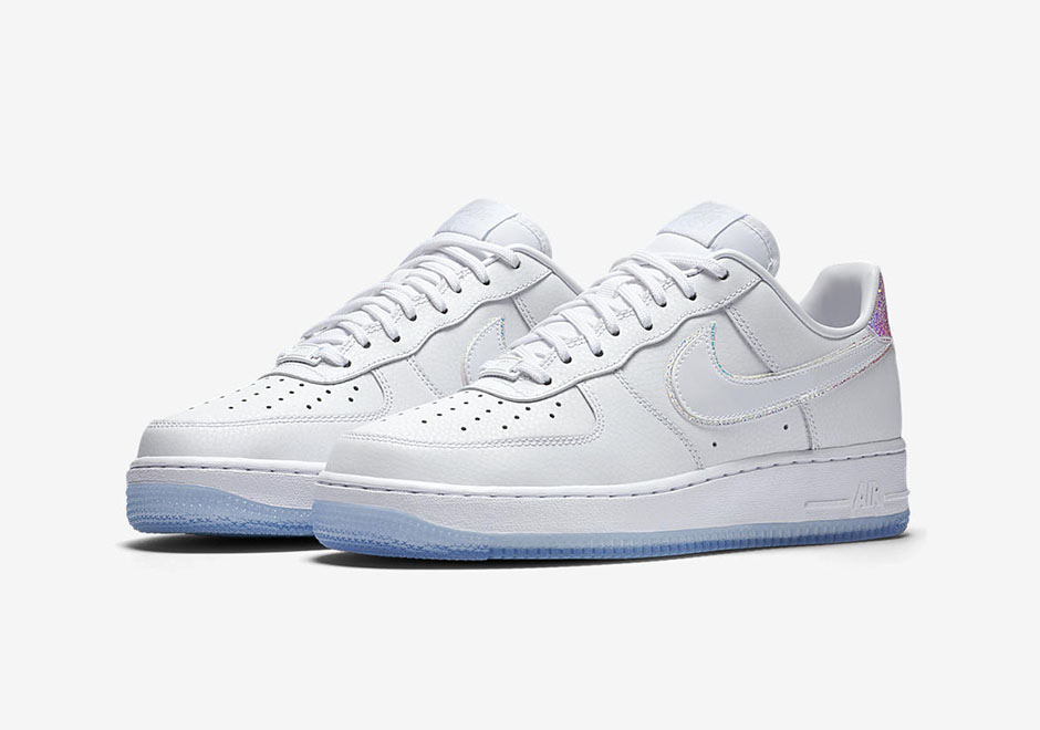 Nike Wmns Air Force 1 Iridescent White 2 Copy