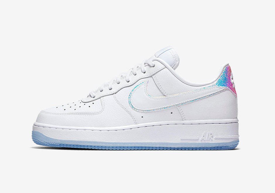 Nike Wmns Air Force 1 Iridescent White 3