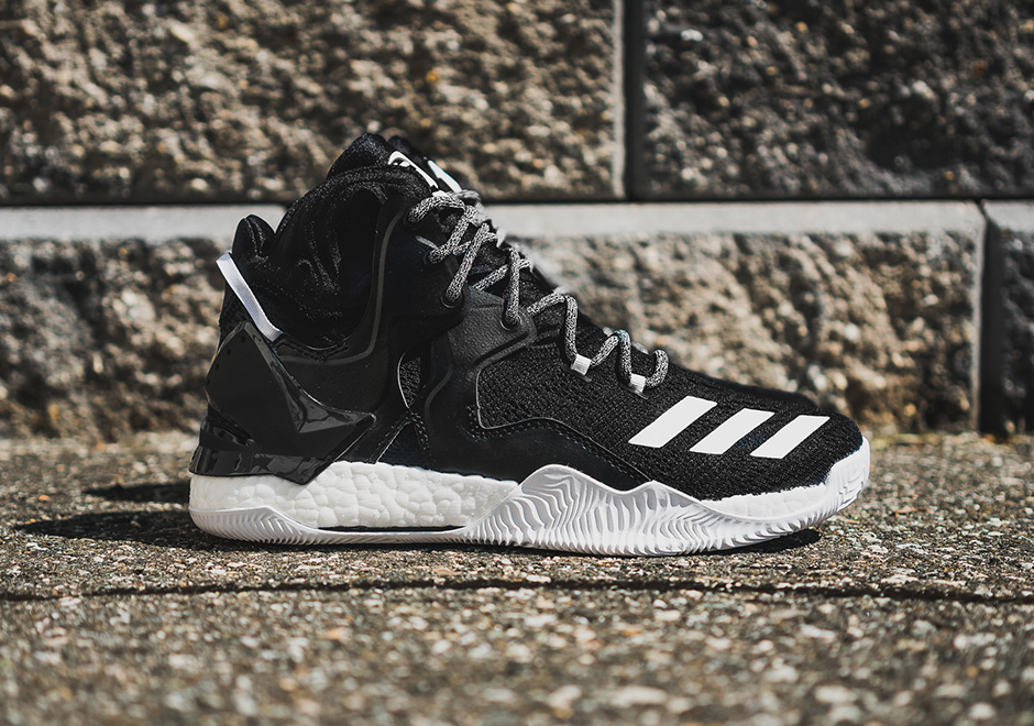 Adidas D Rose Core Black White 1