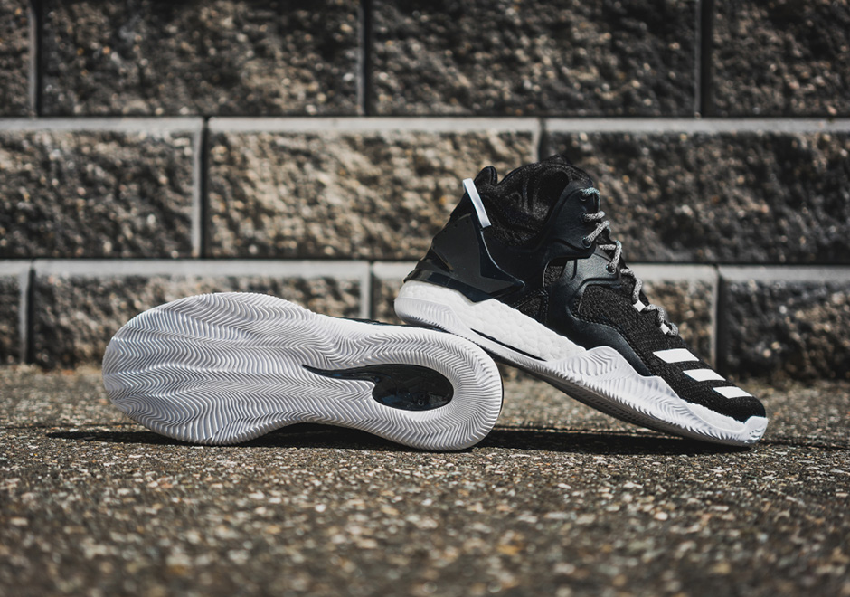 Adidas D Rose Core Black White 2