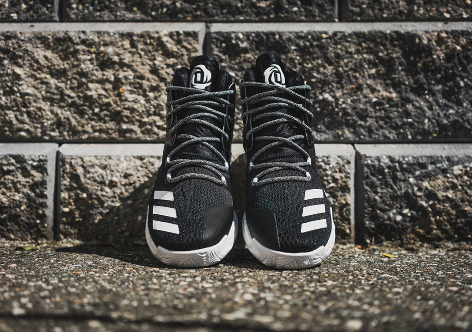 Adidas D Rose Core Black White 5