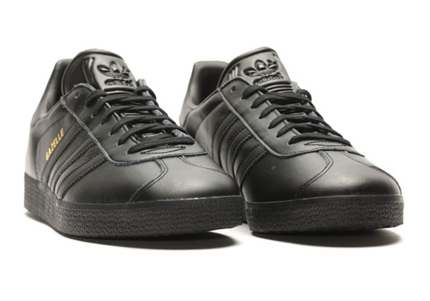 Adidas Gazelle Black Leather 2