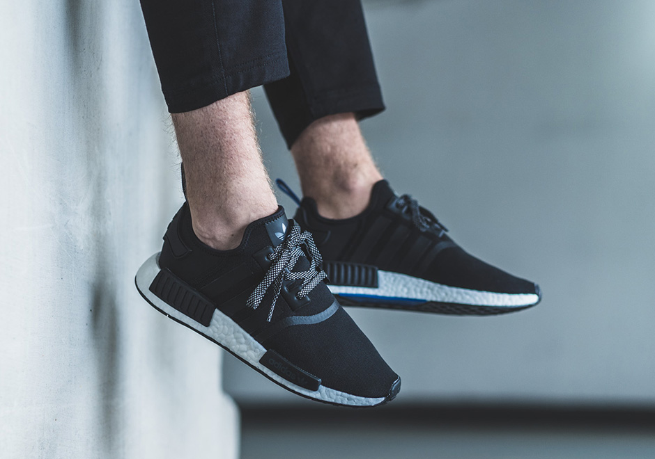 Adidas Nmd R1 Black Blue 2