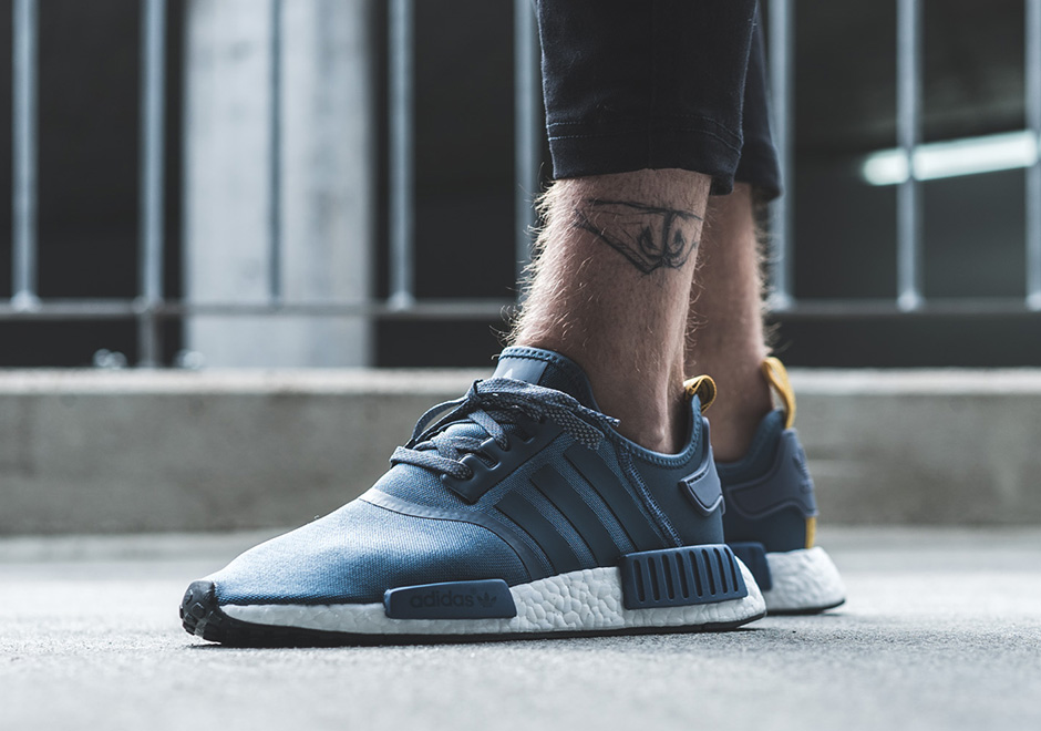 Adidas Nmd R1 Blue Yellow October 2