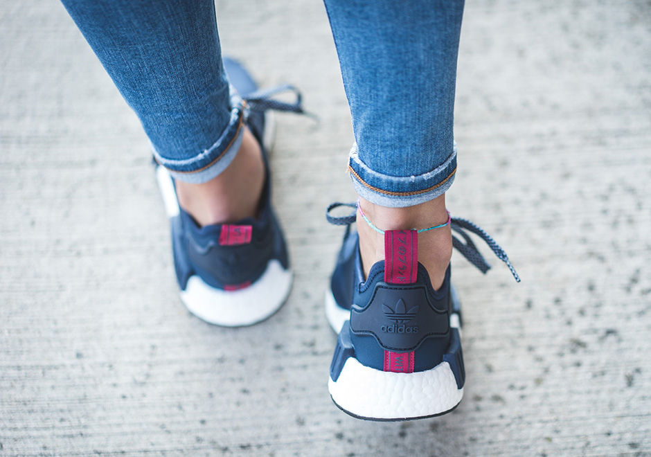 Adidas Nmd R1 Navy Magenta 1