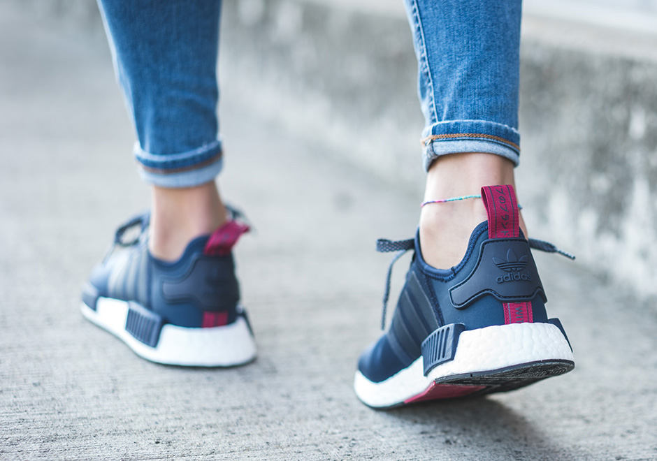 Adidas Nmd R1 Navy Magenta 2