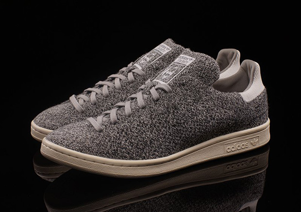 Adidas Stan Smith Primeknit Heather Grey 1