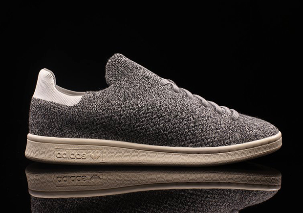 Adidas Stan Smith Primeknit Heather Grey 2