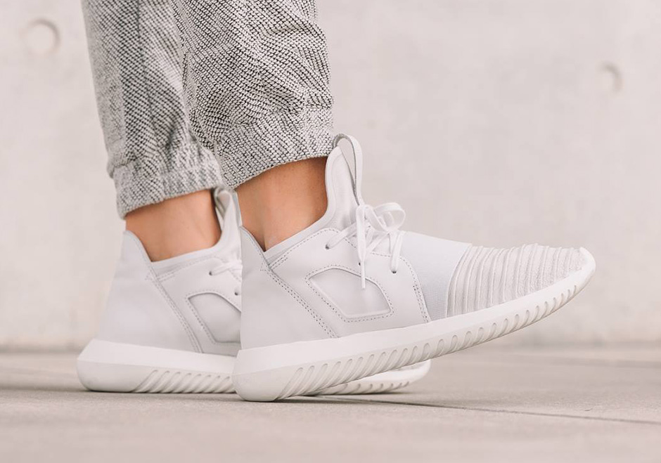 Adidas Tubular Defiant Knit Wmns White 02