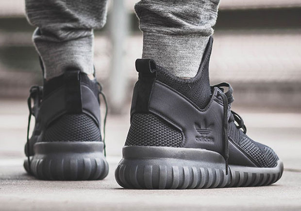 Adidas Tubular X Primeknit Core Black Dark Grey Core Black 3