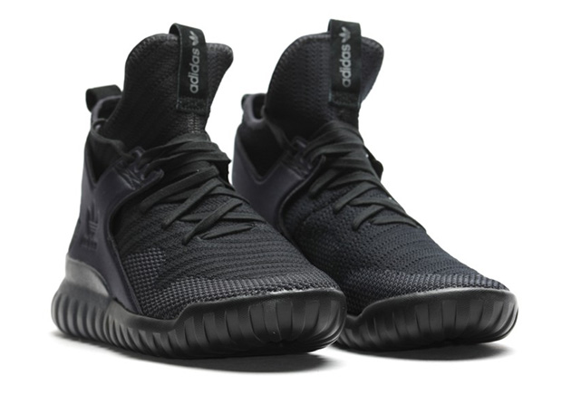 Adidas Tubular X Primeknit Core Black Dark Grey Core Black 4