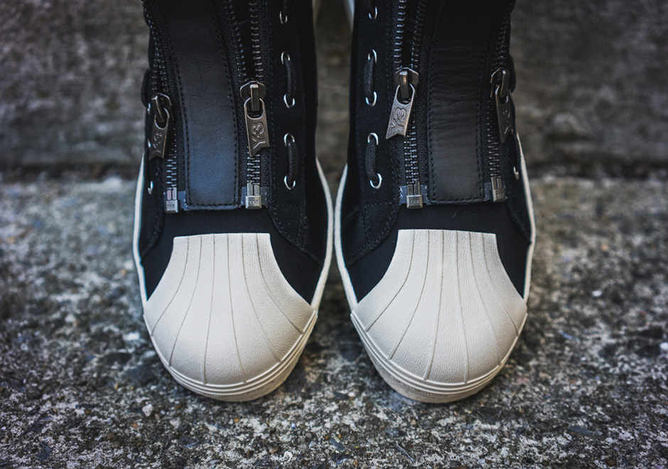 Adidas Y 3 Super Zip Black White Superstar Zipper 5