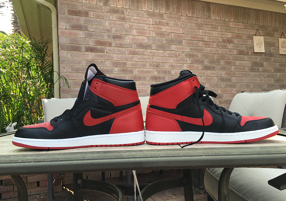 Air Jordan 1 Banned 2013 Vs 2016 06